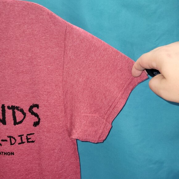 Legends Never Die Marathon Graphic Tee Shirt Gildan Ultra Cotton S Red - Picture 6 of 10